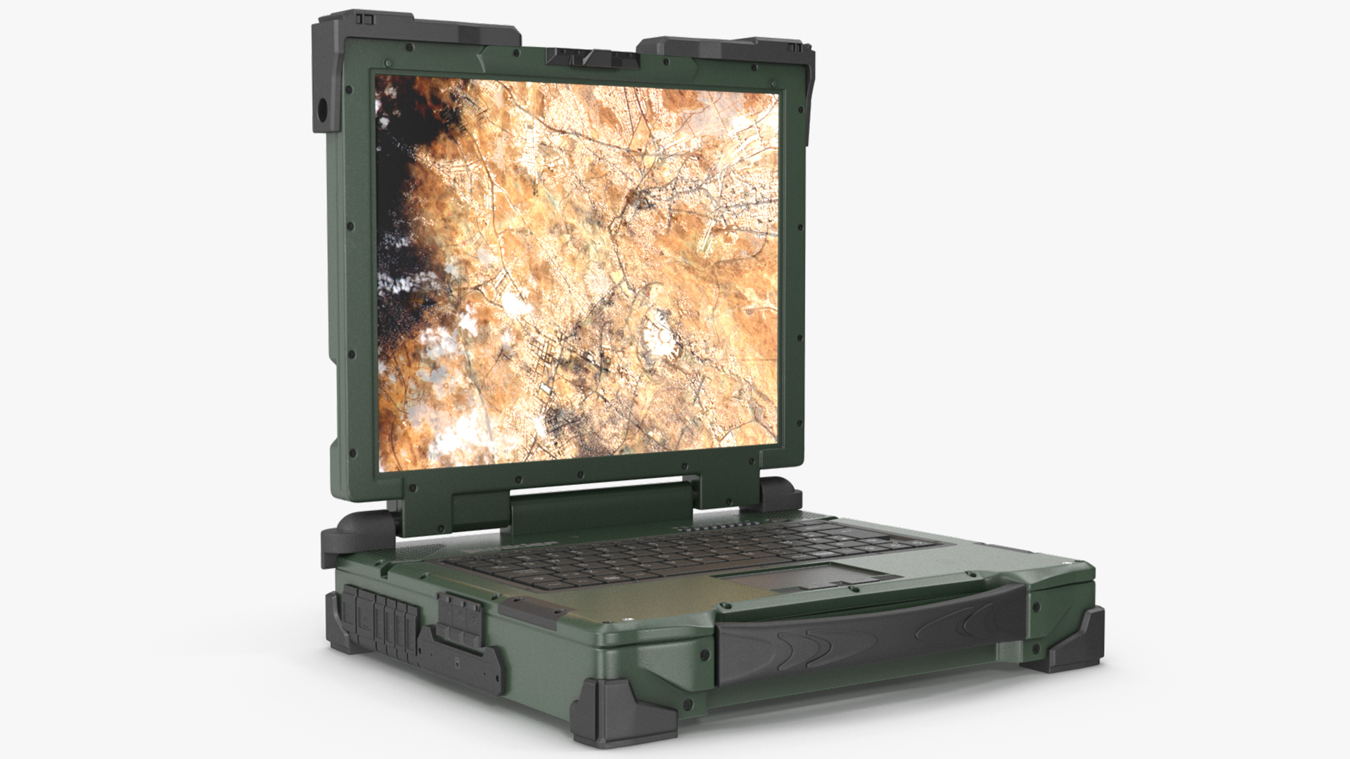 Rocky RK12 Army Laptop 3D