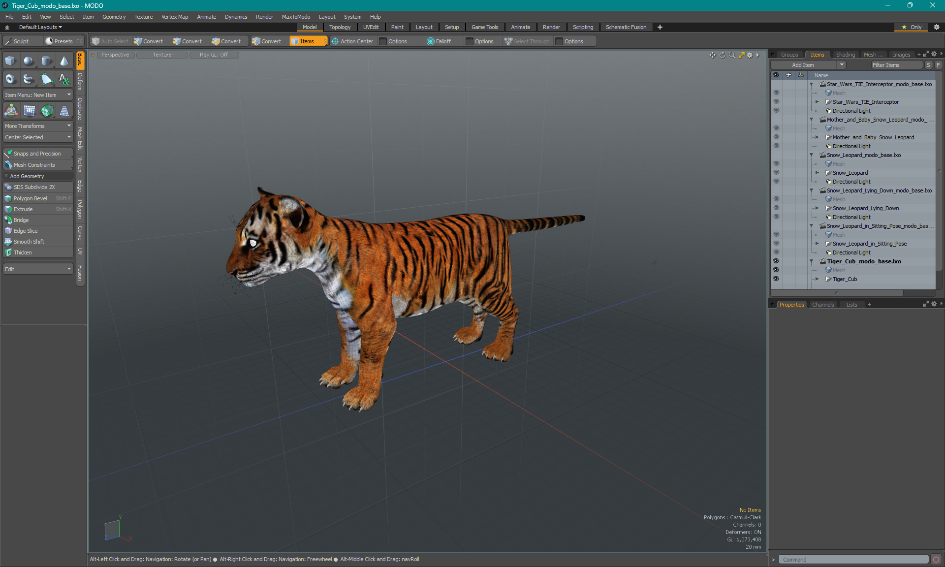 Tiger Cub 3D model