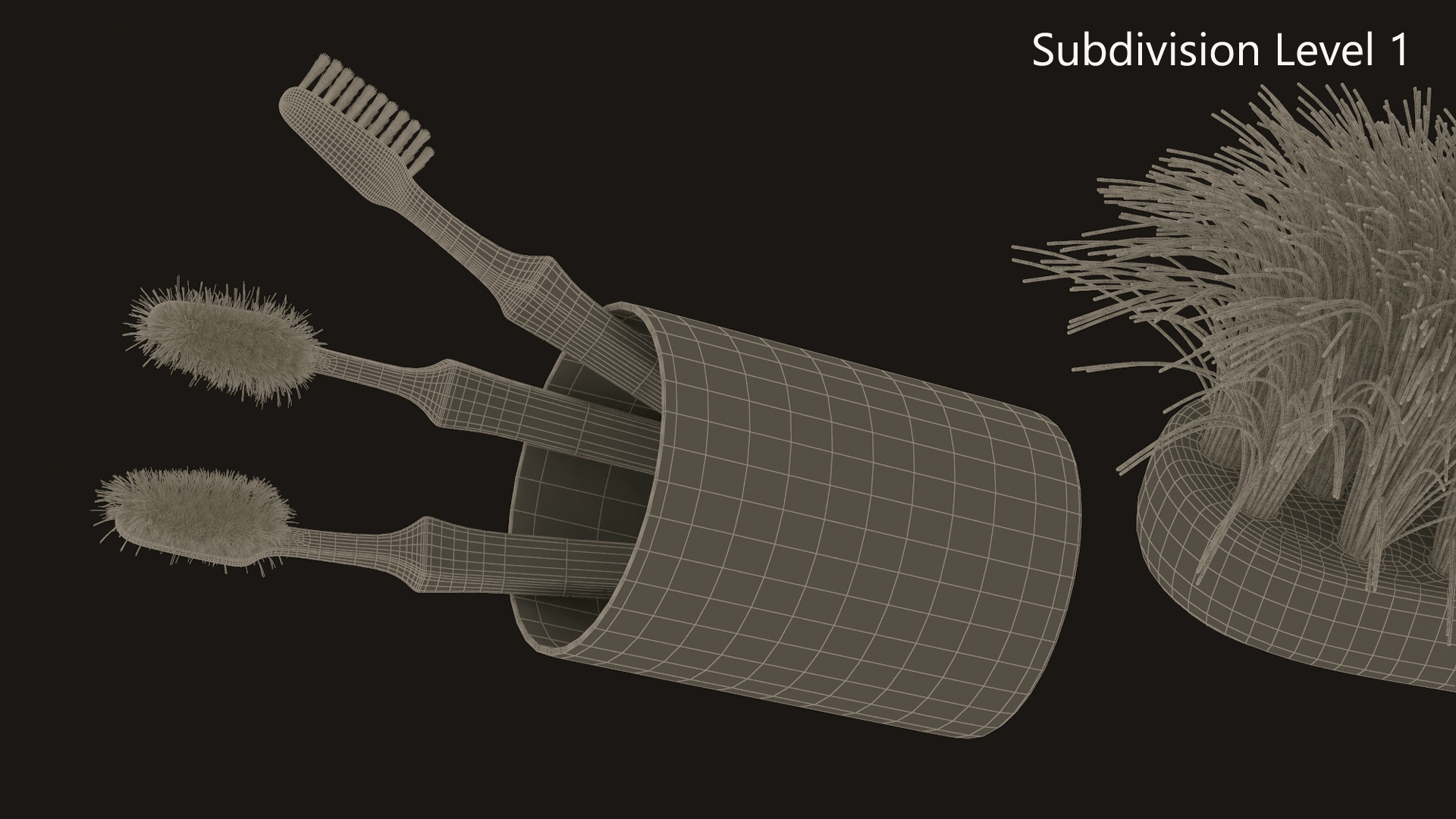 3D Toothbrushes in Glass