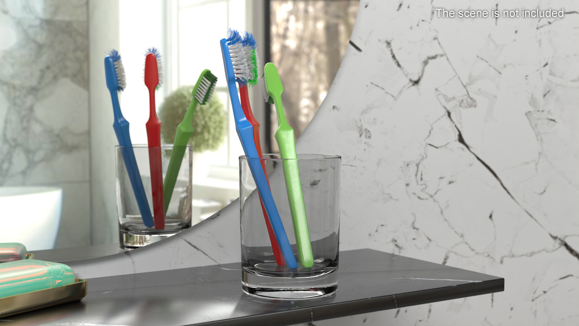 3D Toothbrushes in Glass