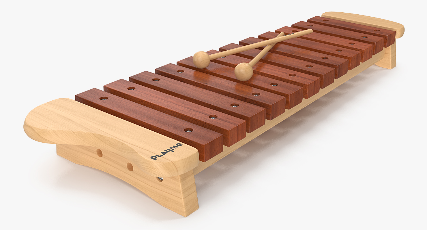 Xylophone 3D model