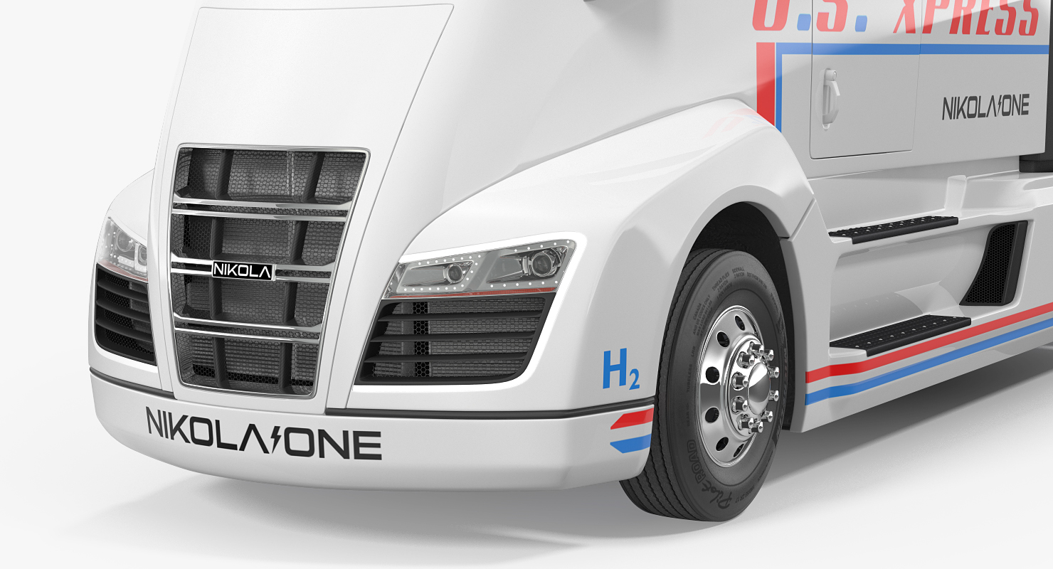 3D model Electric Semi Truck Nikola One