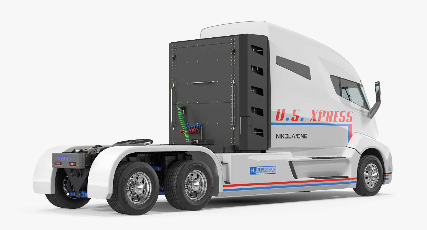 3D model Electric Semi Truck Nikola One