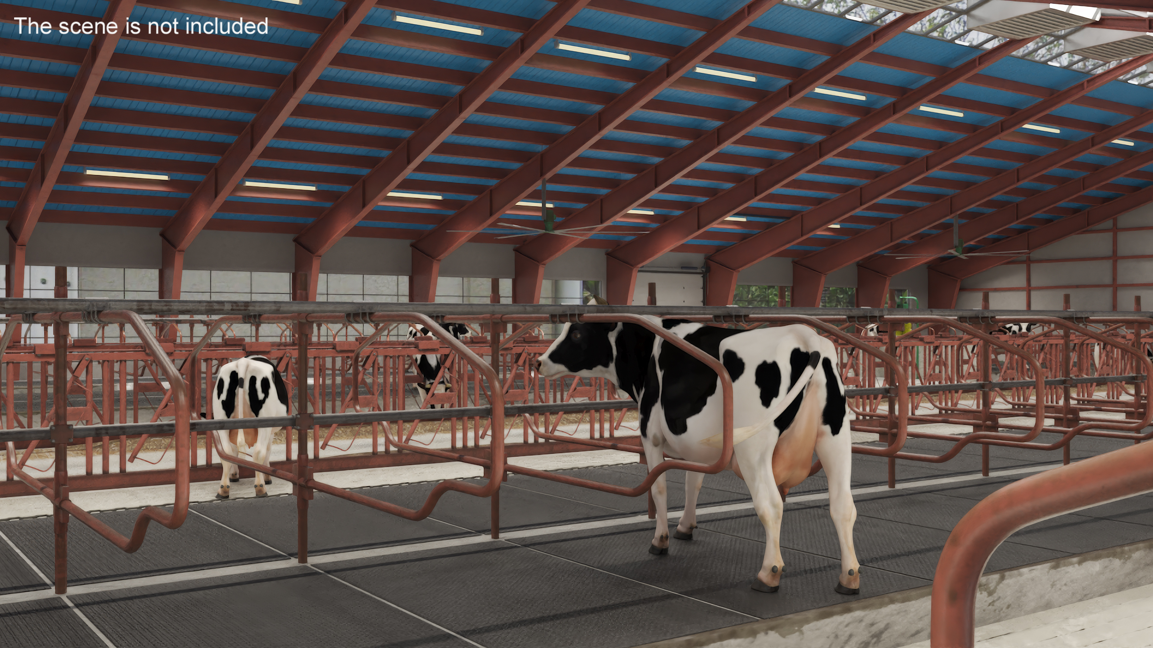 Cow Farm Fur 3D