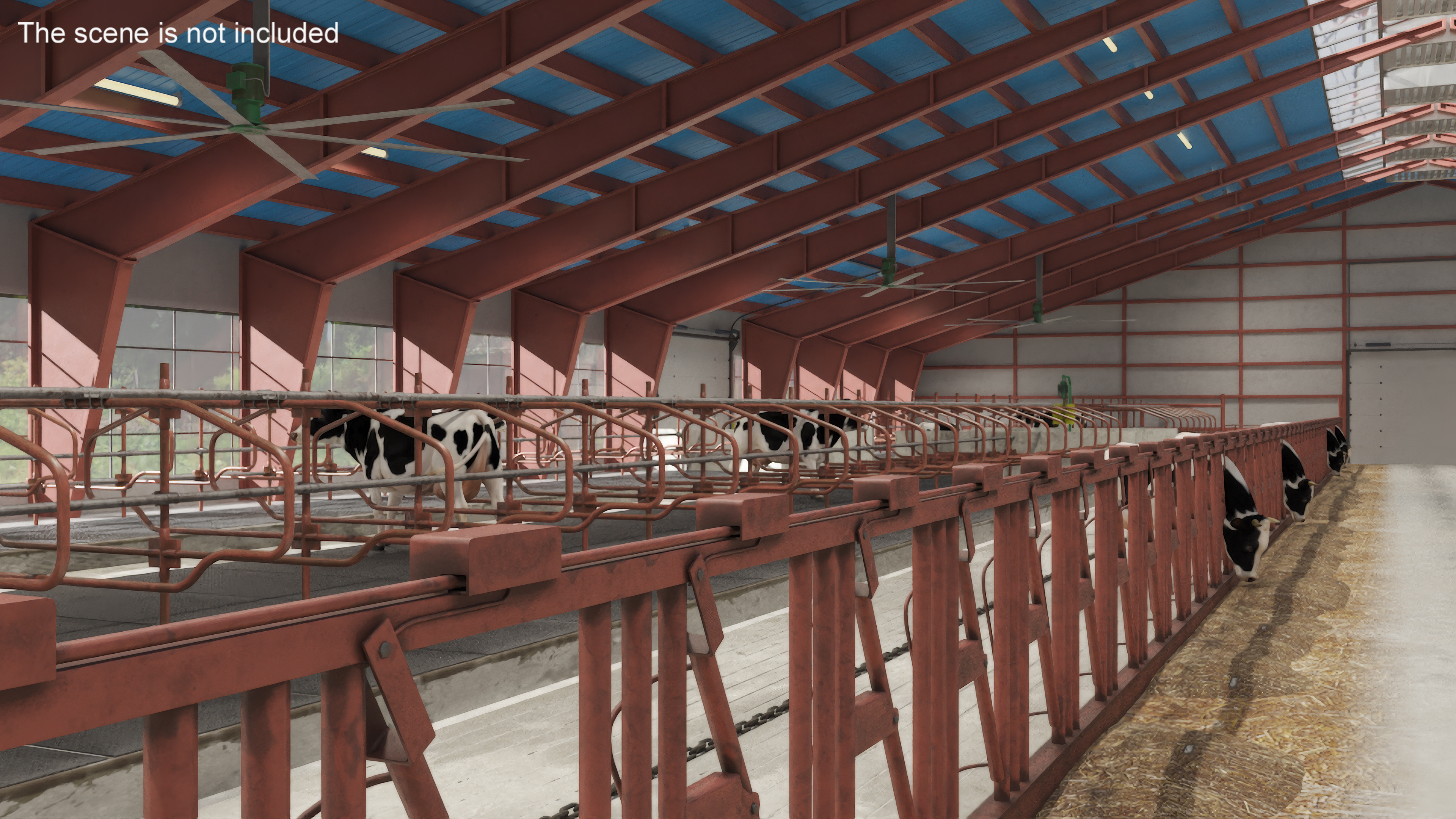 Cow Farm Fur 3D