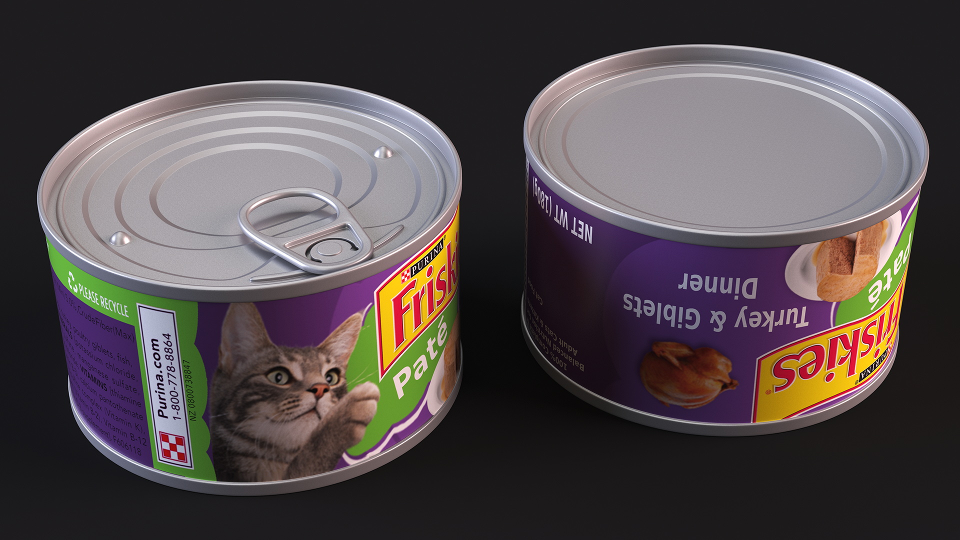 Pet Canned Food Friskies 3D model