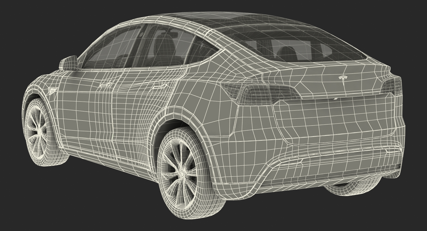 3D Tesla Model Y model