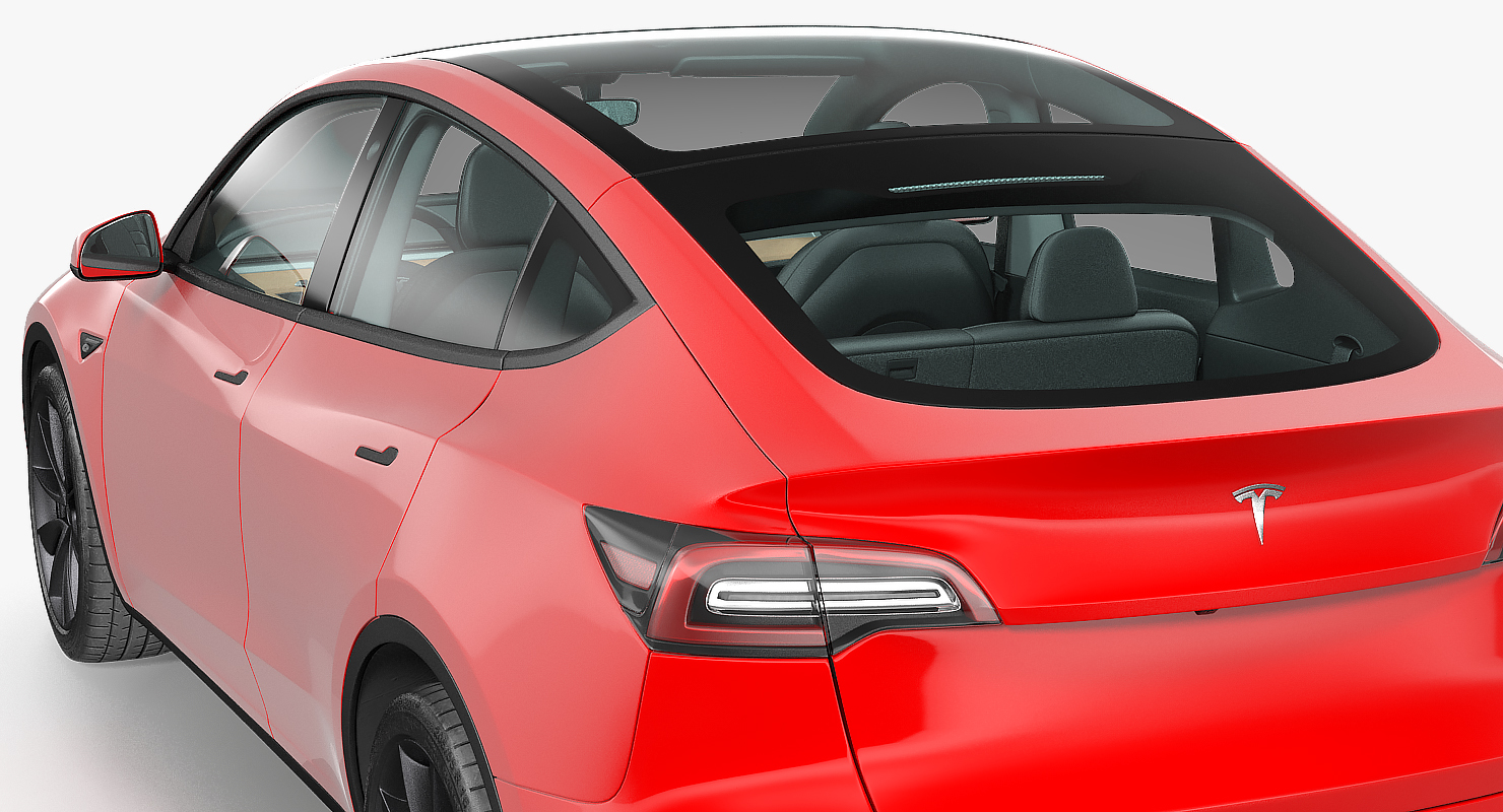 3D Tesla Model Y model