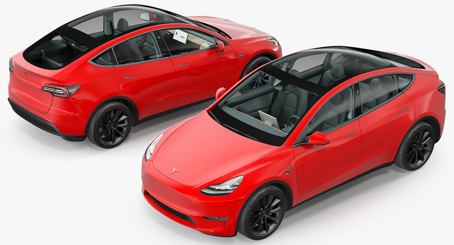 3D Tesla Model Y model