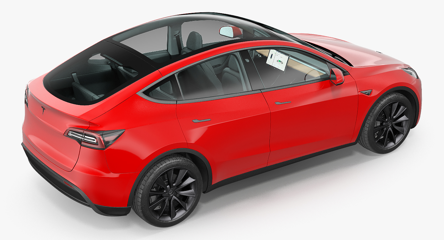 3D Tesla Model Y model