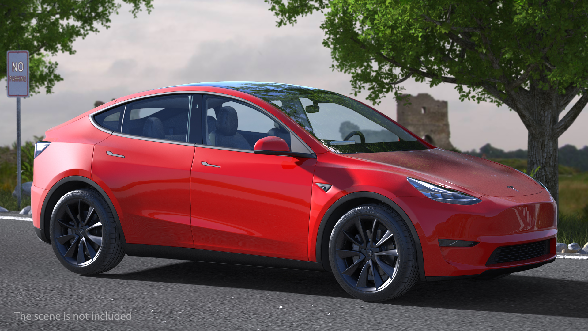 3D Tesla Model Y model