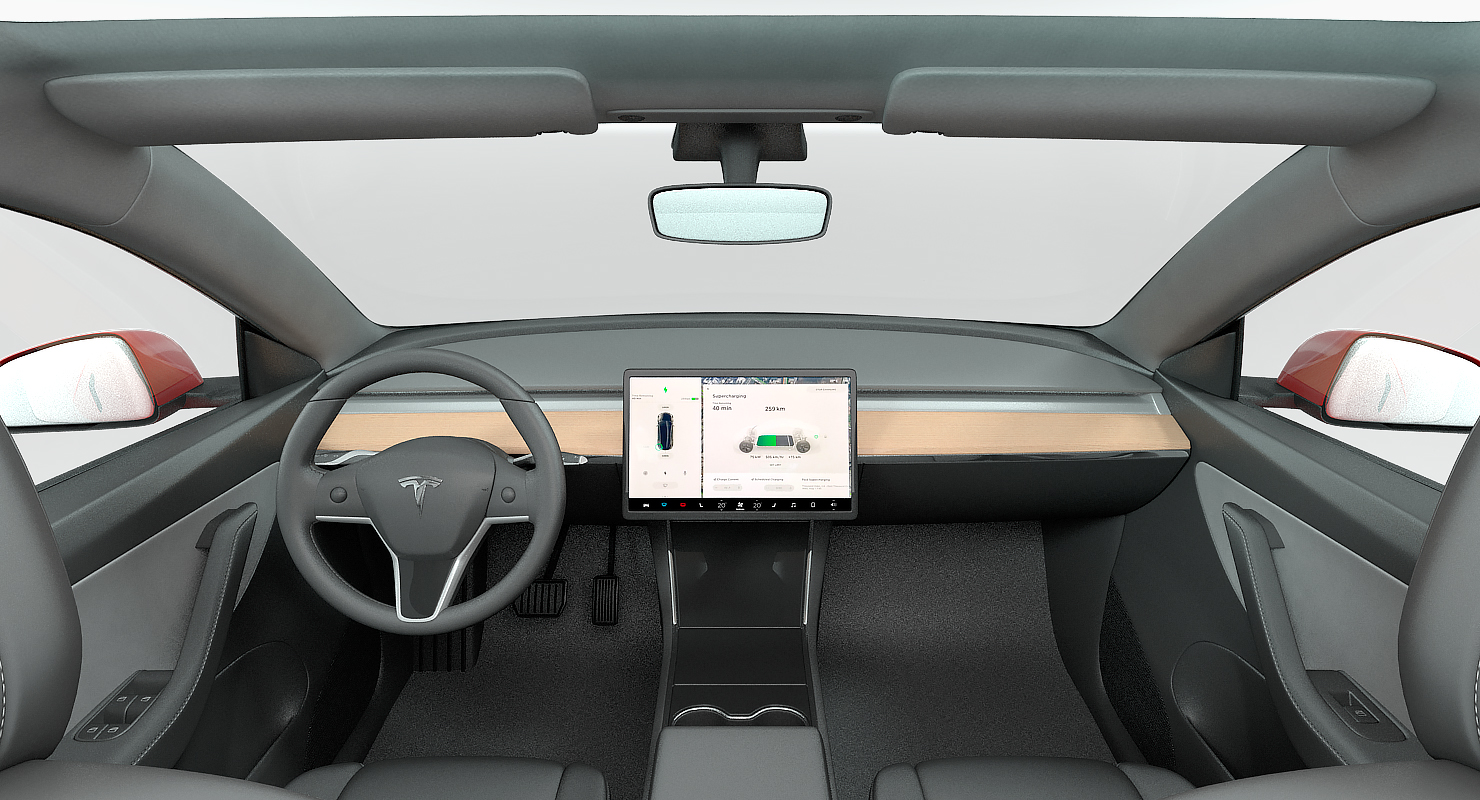 3D Tesla Model Y model