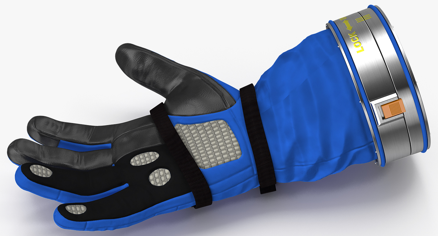 3D Boeing Spacesuit Gloves model