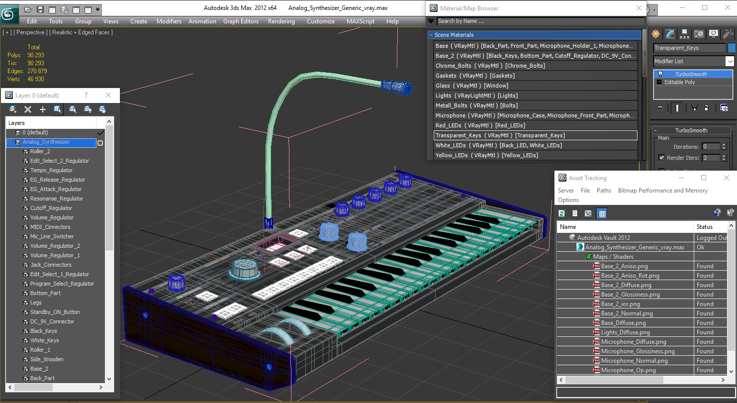 3D Analog Synthesizer Generic