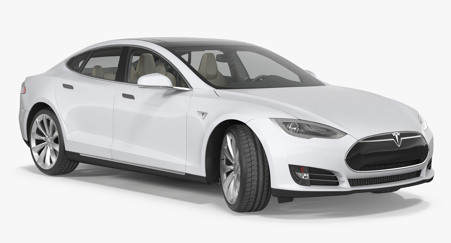 3D Tesla Model S 75 2015