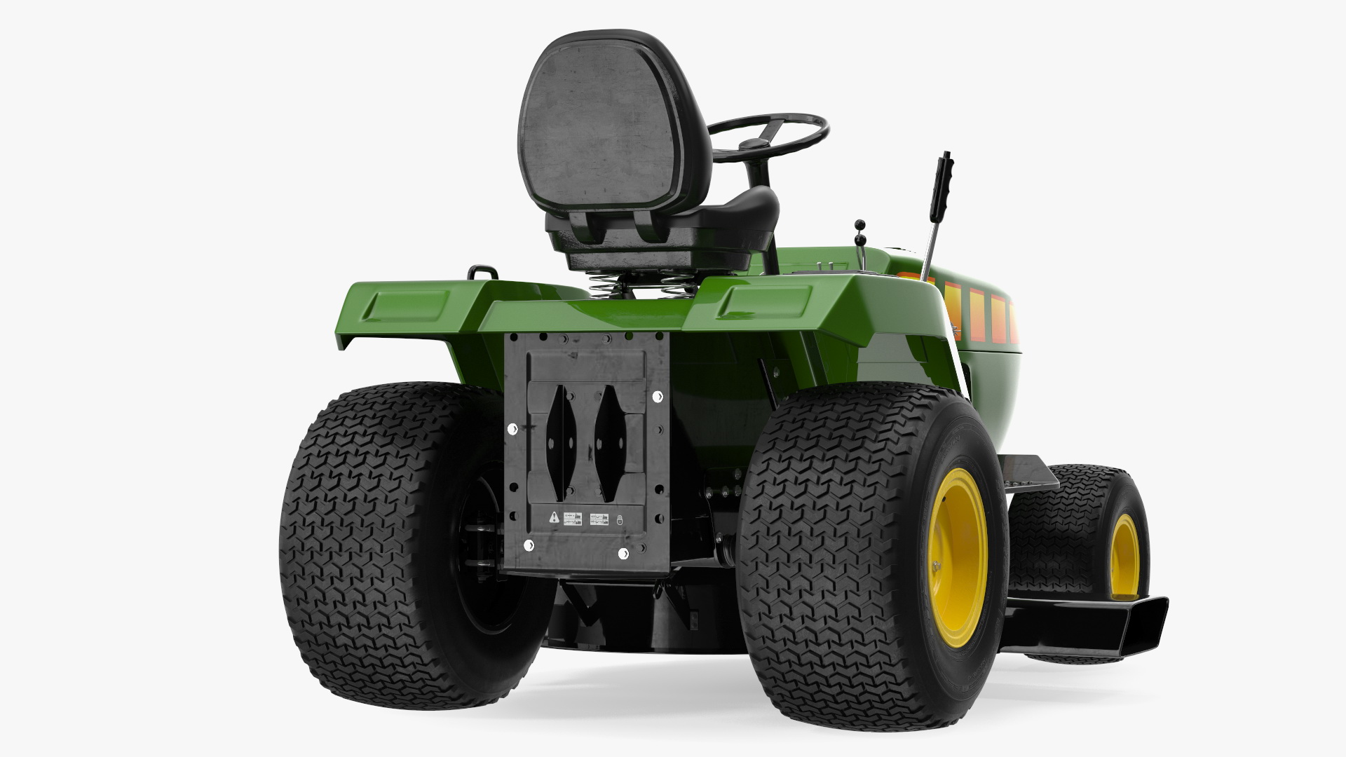 Riding Lawn Mower Rigged 3D model