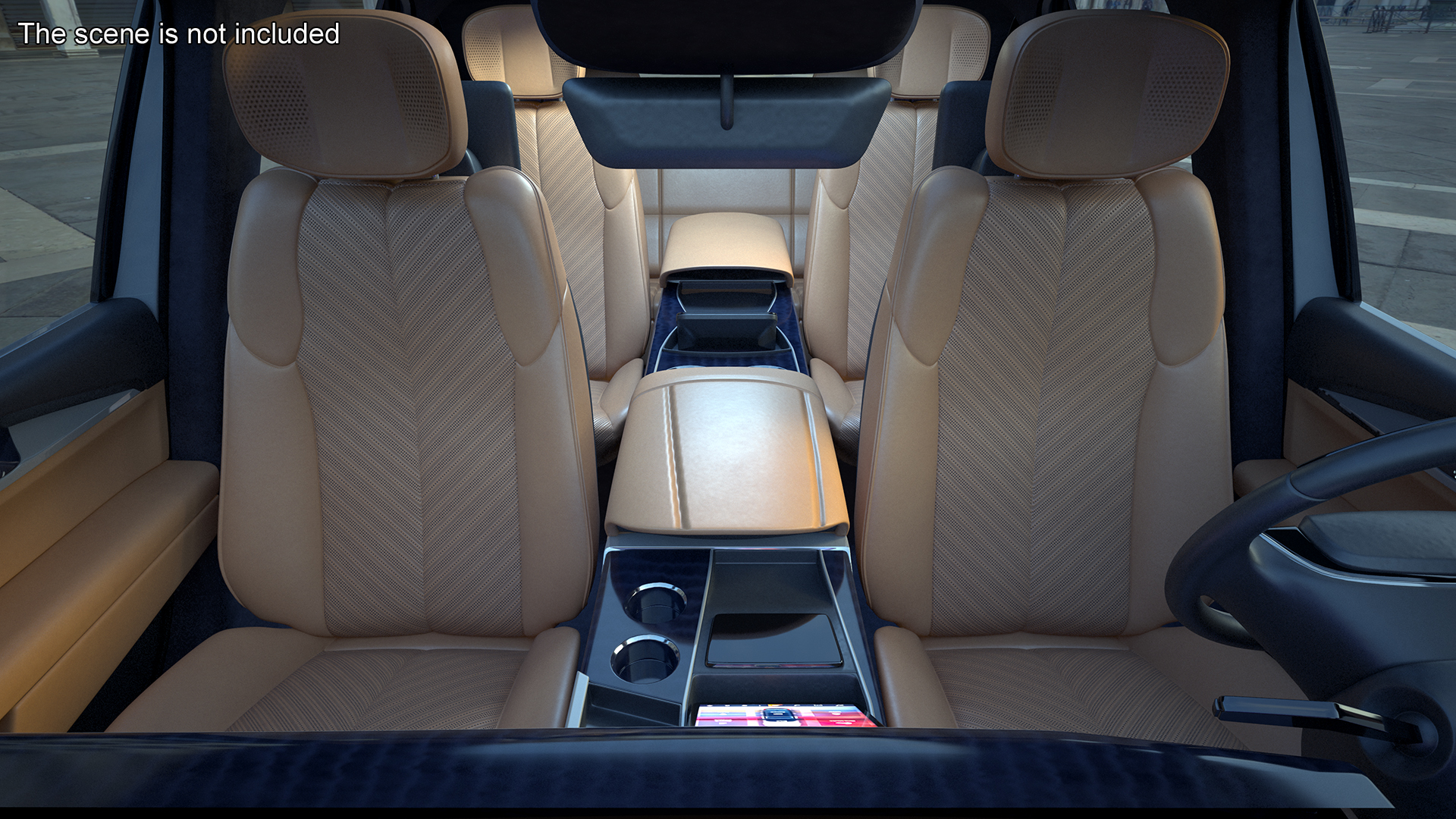 3D Cadillac Escalade IQ 2025 Flare Metallic Simple Interior