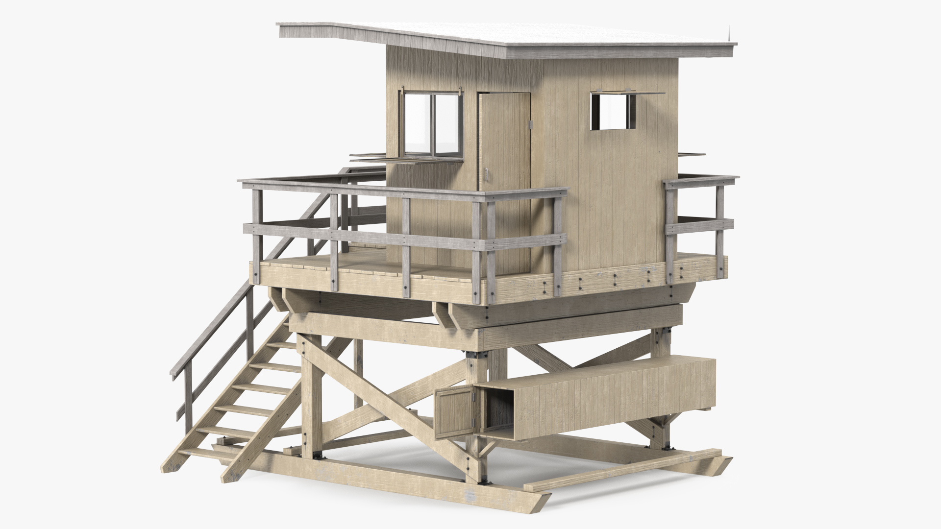 3D model Lifeguard House