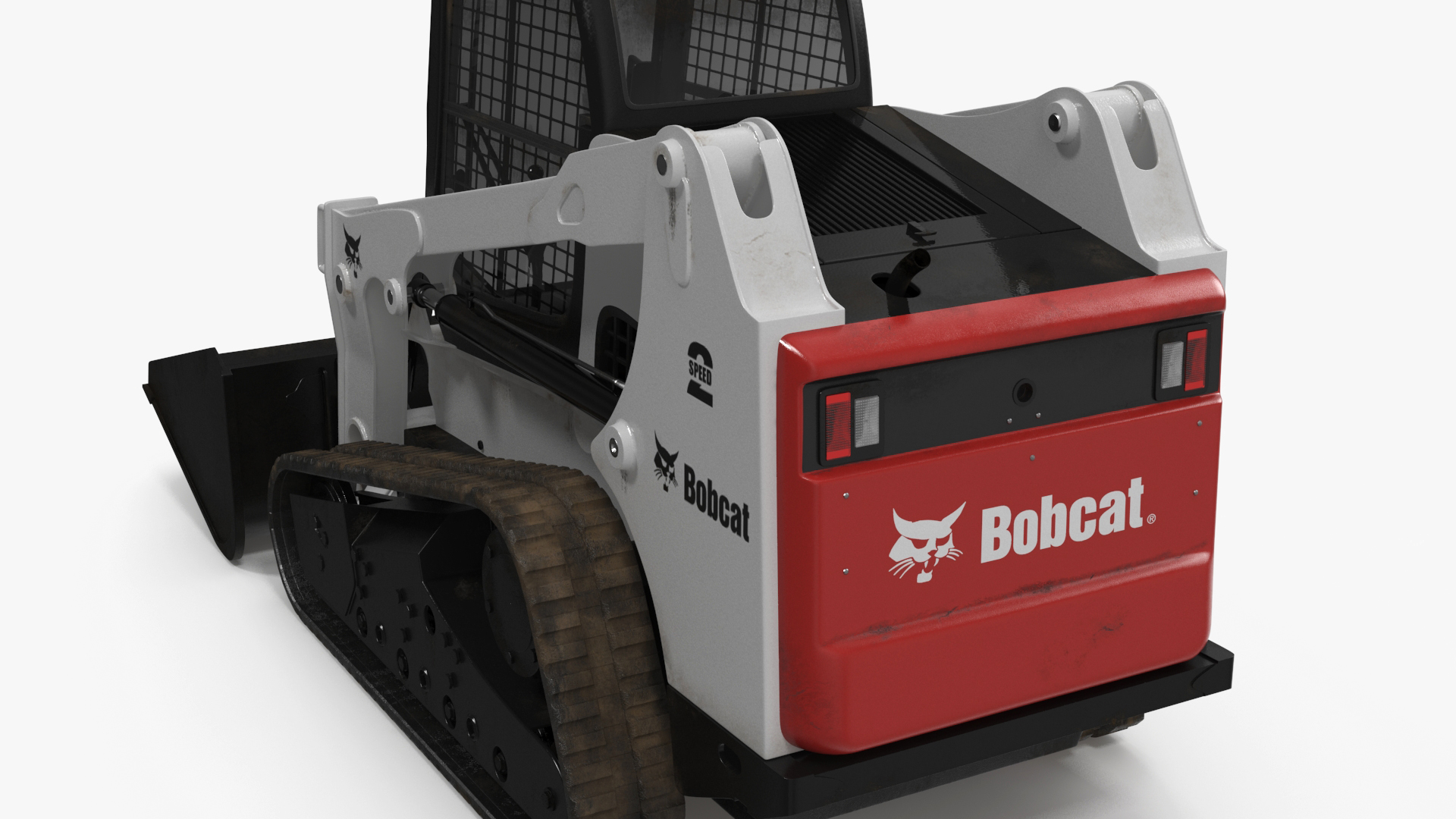 3D Compact Track Loader Bobcat Rigged for Cinema 4D model