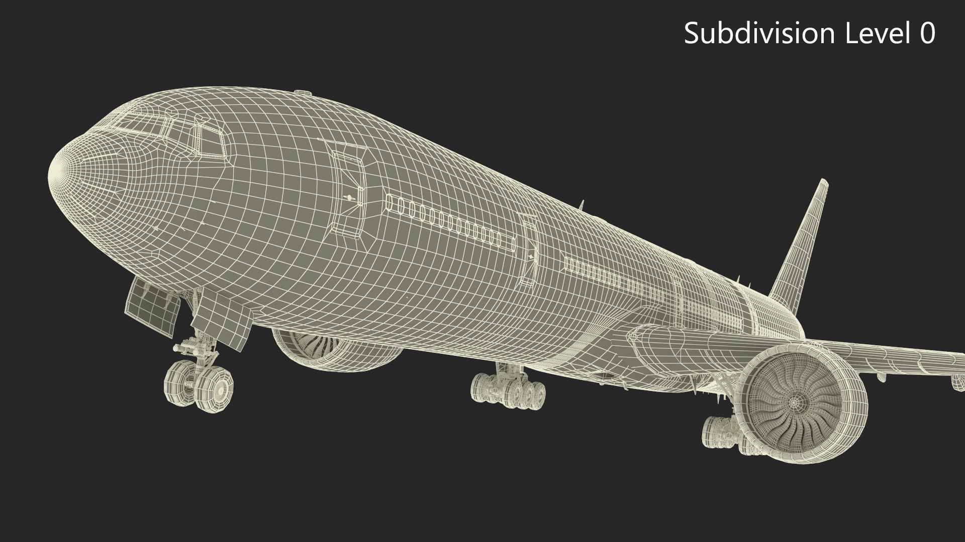 3D British Airways Boeing 777