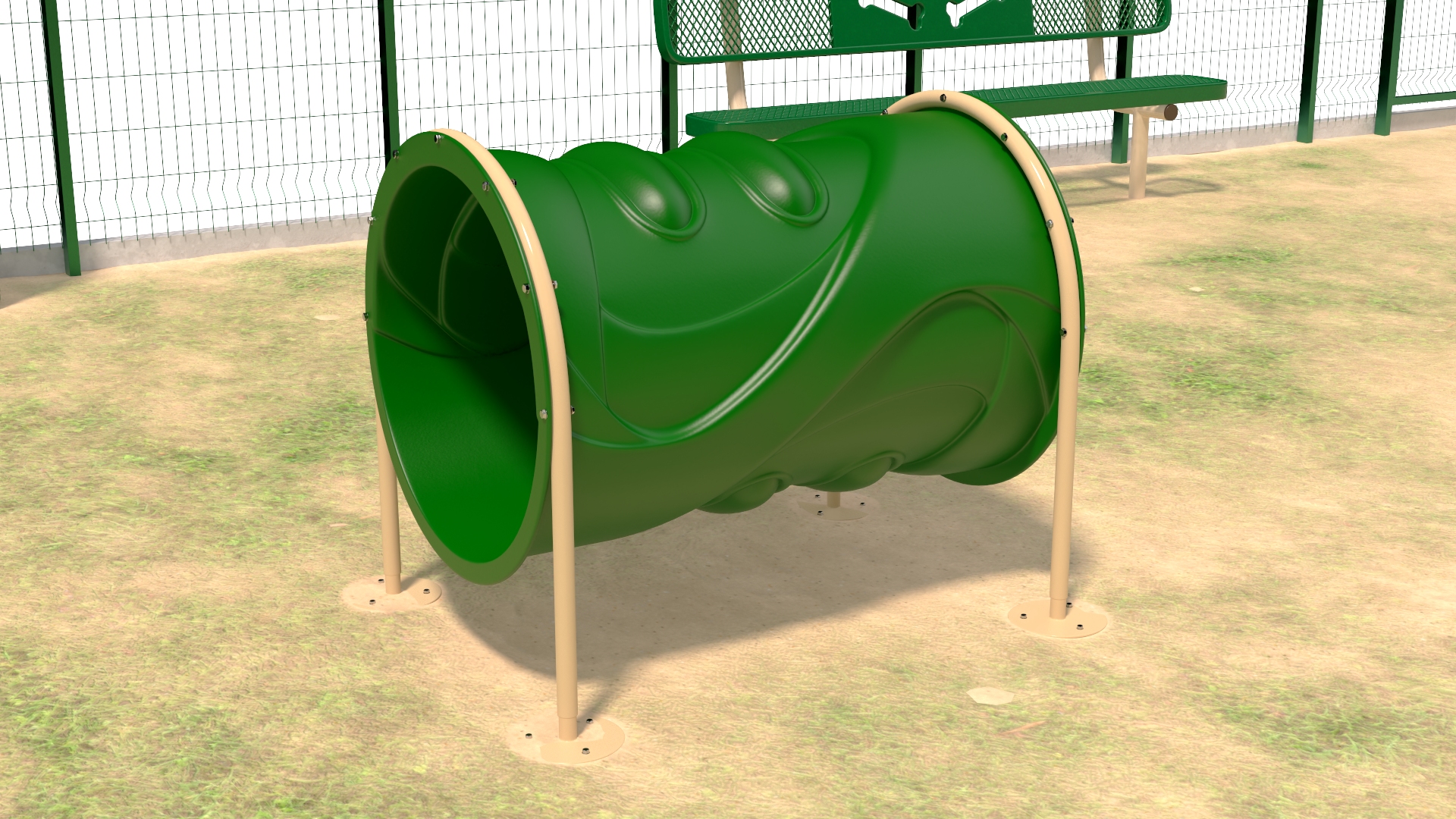 Dog Park Playground 3D model