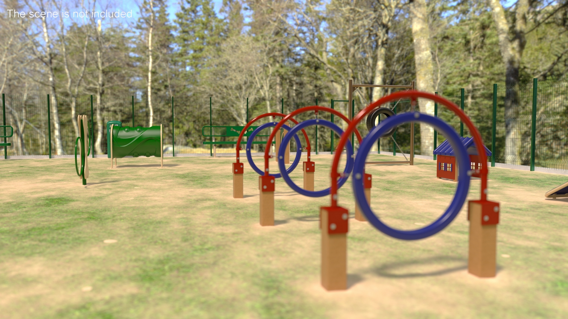 Dog Park Playground 3D model