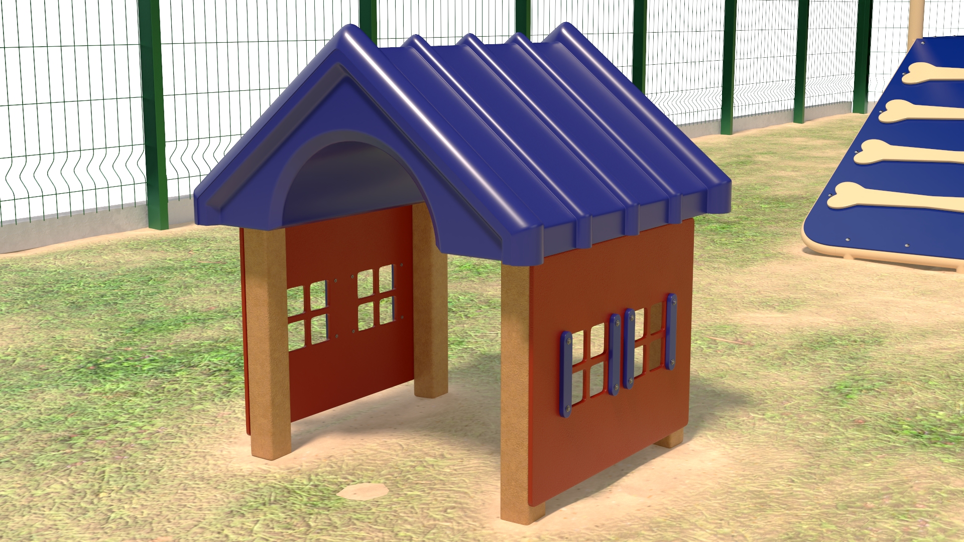 Dog Park Playground 3D model