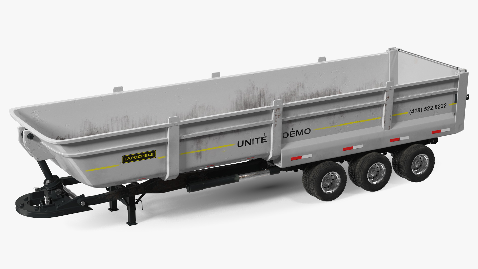 3D End Dump Trailer