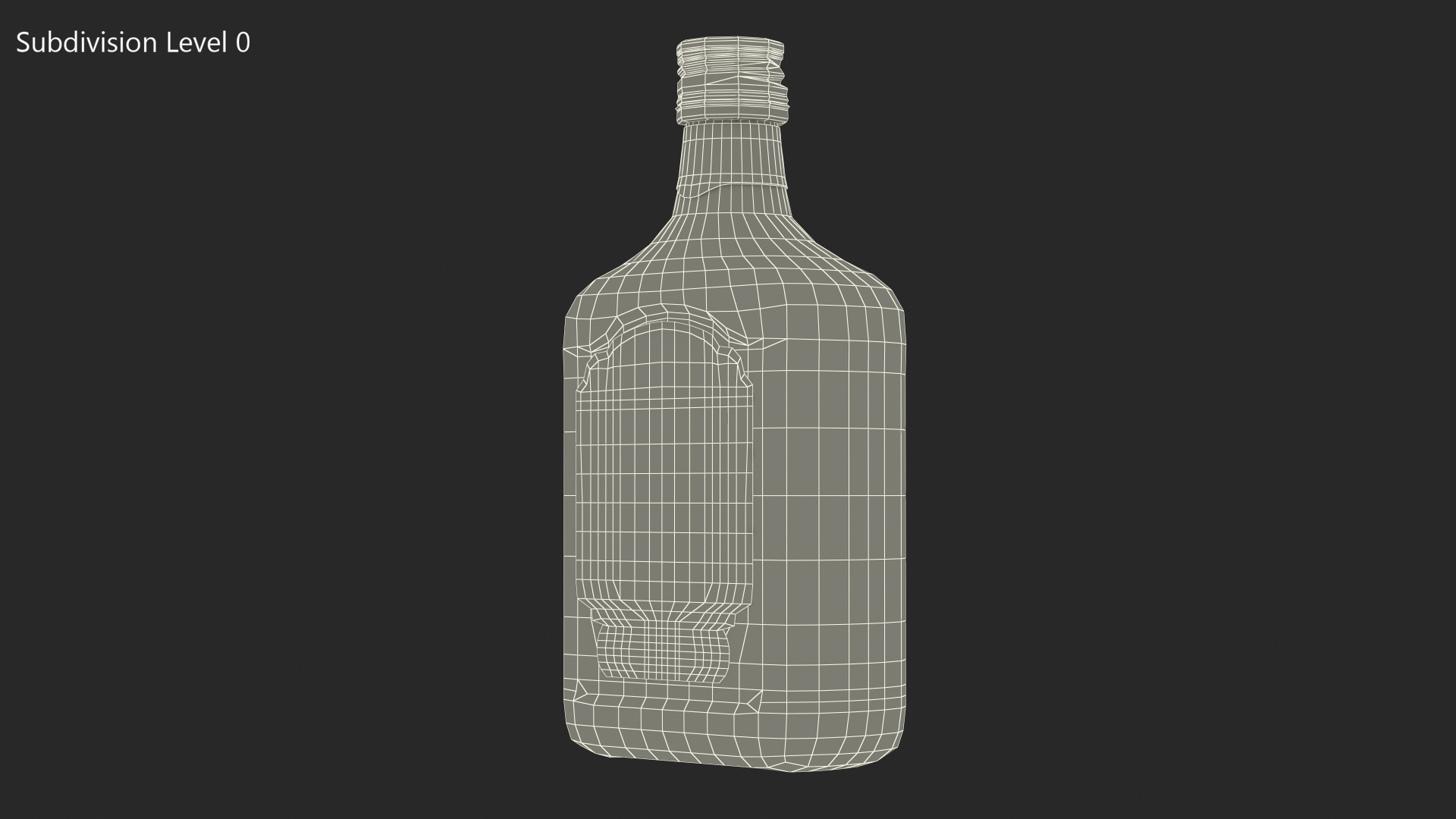 3D Stroh 60 Austrian Rum Bottle model