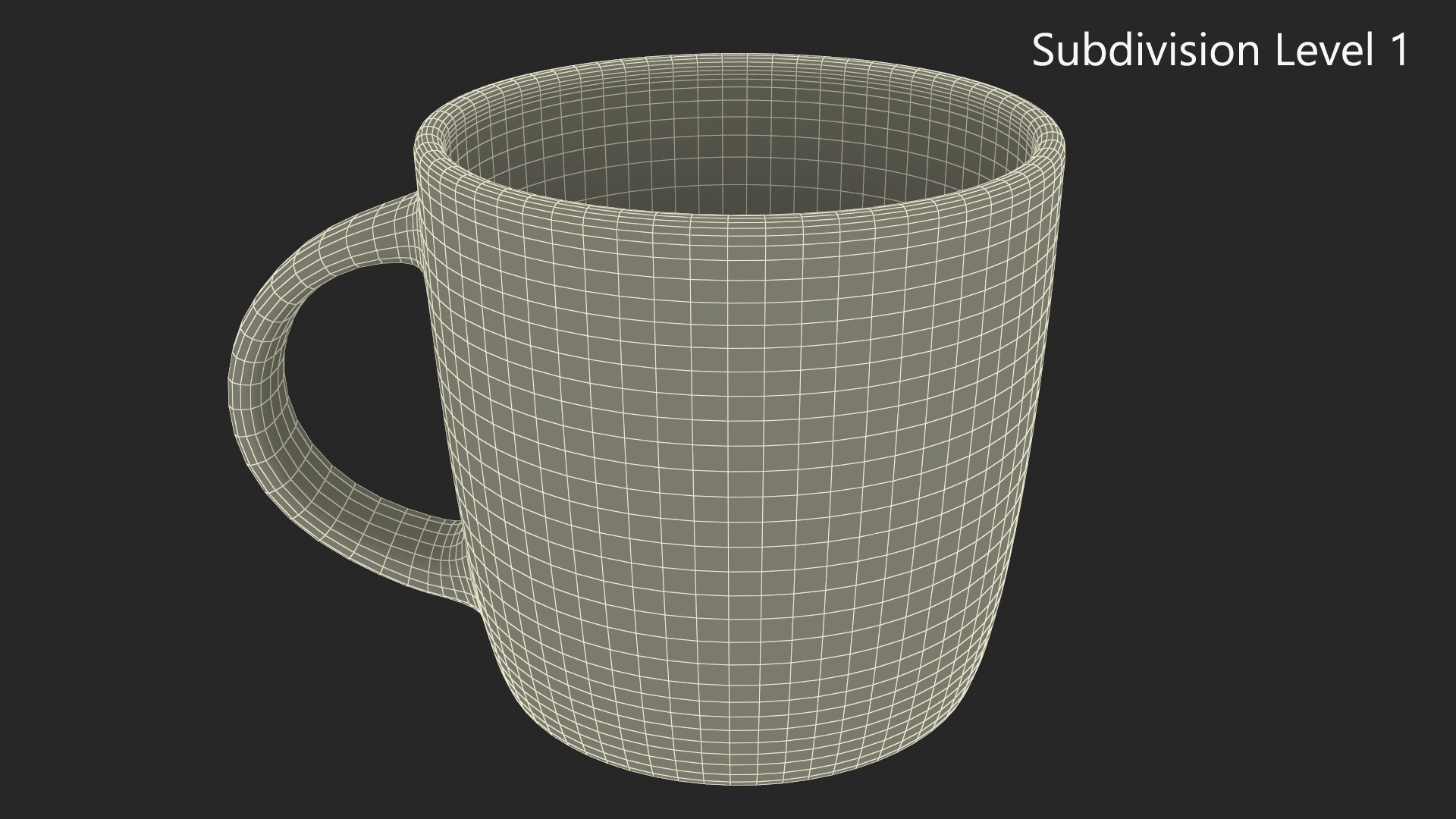 3D Coffee Mug Painted model