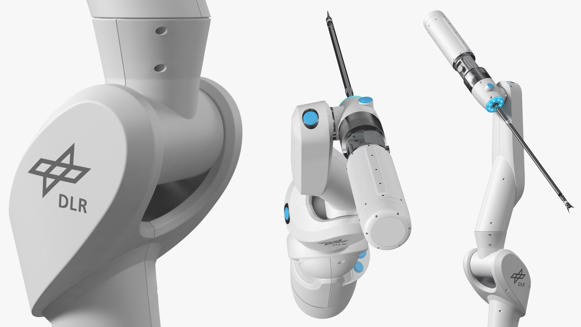 3D DLR MIRO Medical Versatile Robotic Arm model