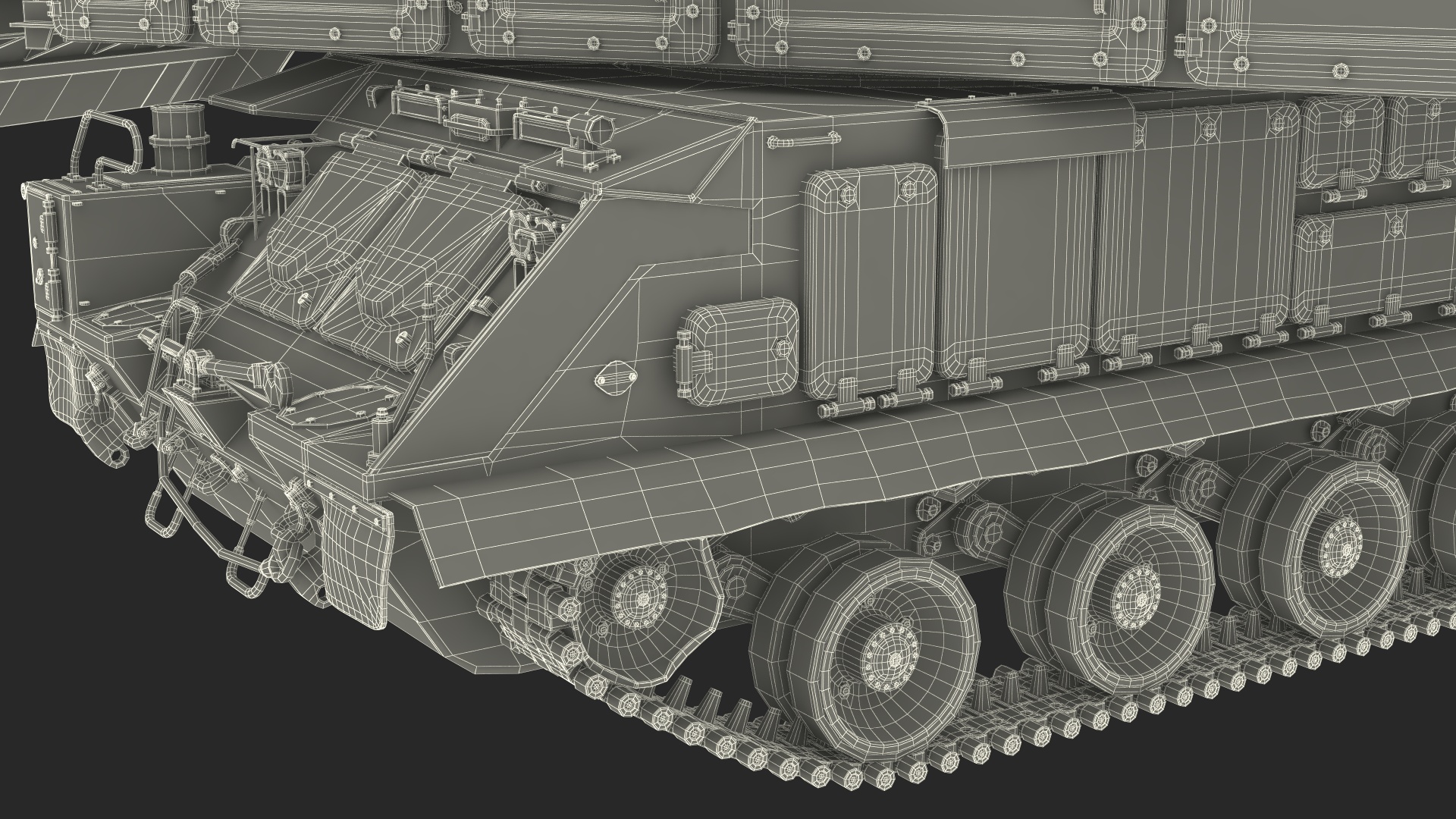 9K317M Buk M3 Russian Missile System Battle Position 3D