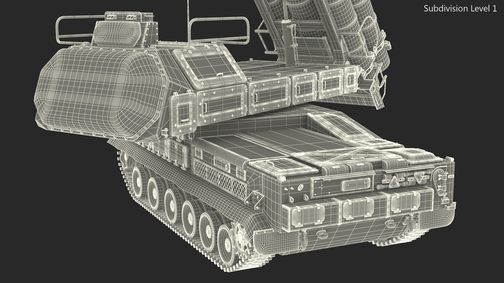 9K317M Buk M3 Russian Missile System Battle Position 3D