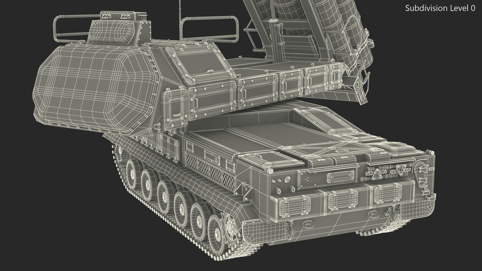 9K317M Buk M3 Russian Missile System Battle Position 3D