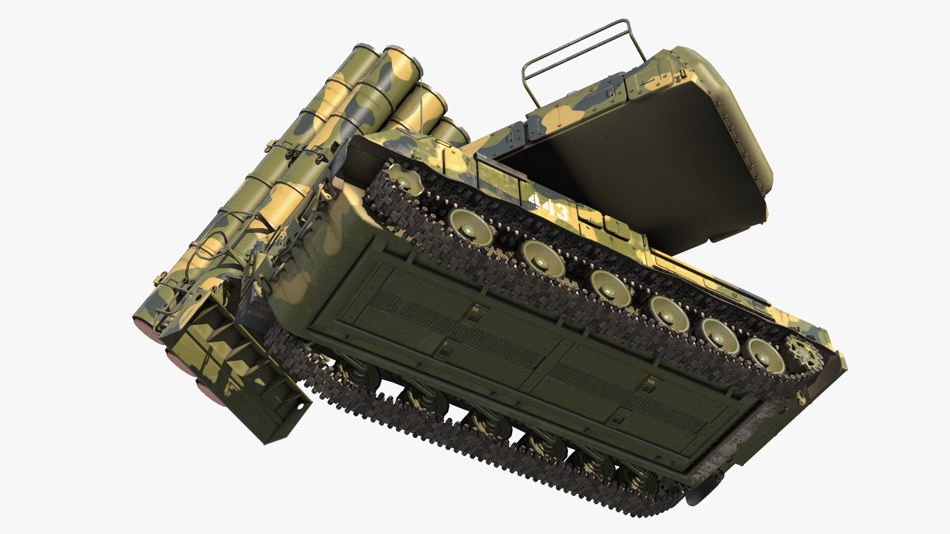 9K317M Buk M3 Russian Missile System Battle Position 3D