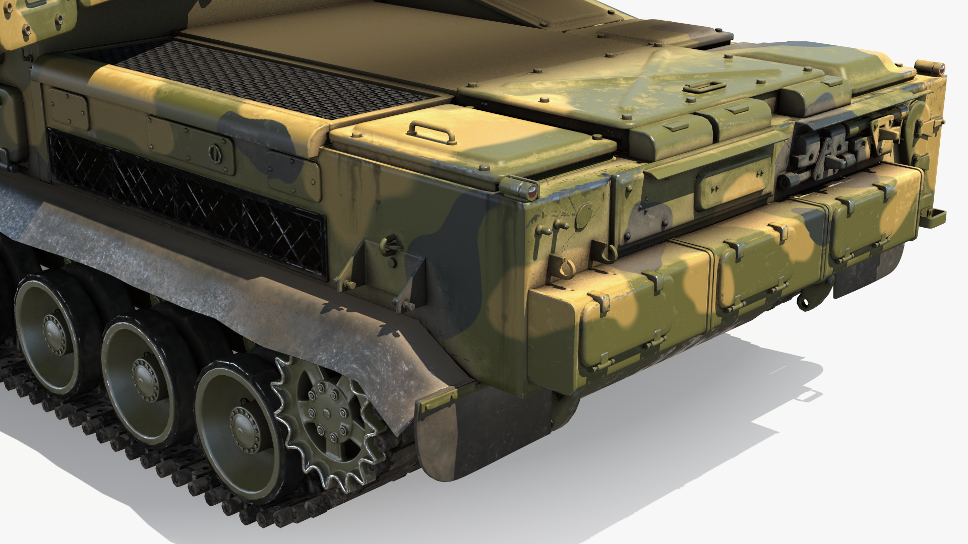 9K317M Buk M3 Russian Missile System Battle Position 3D