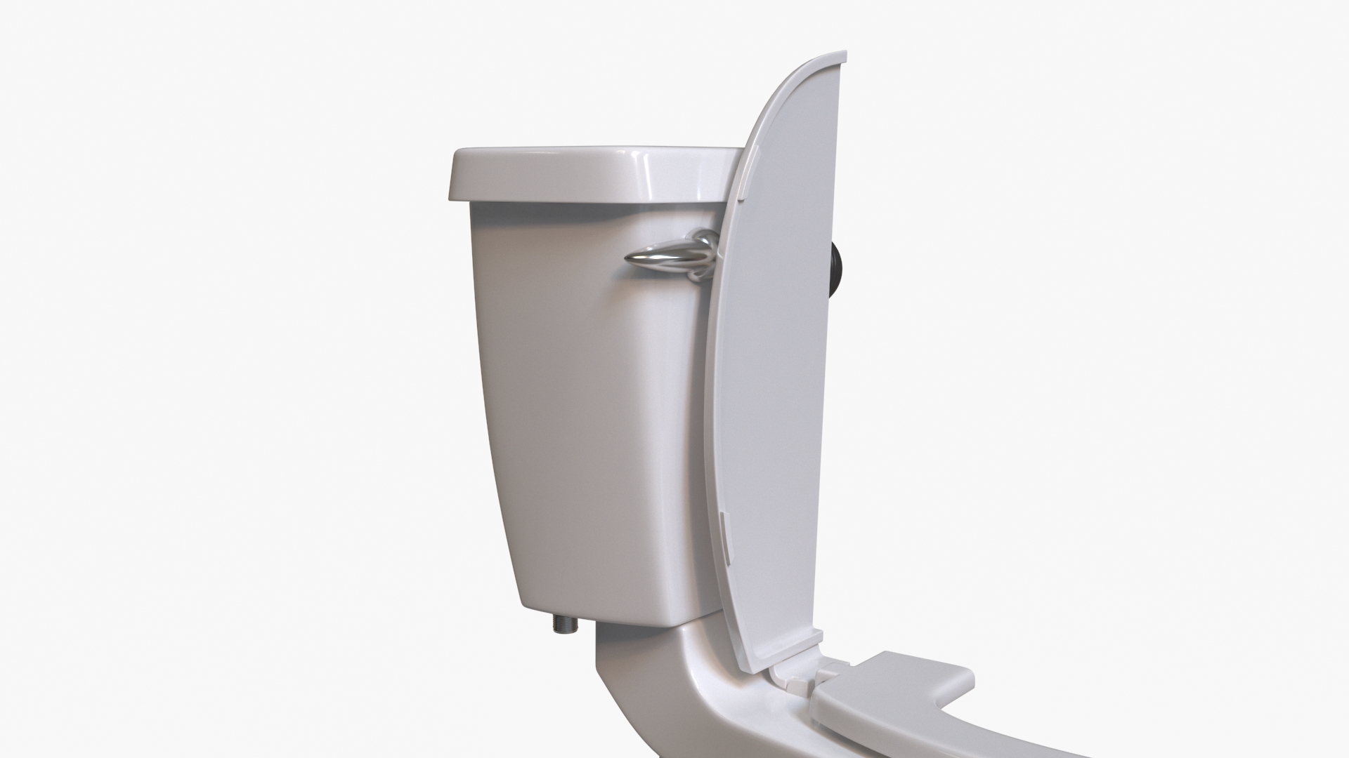 3D model Cutaway Toilet Model