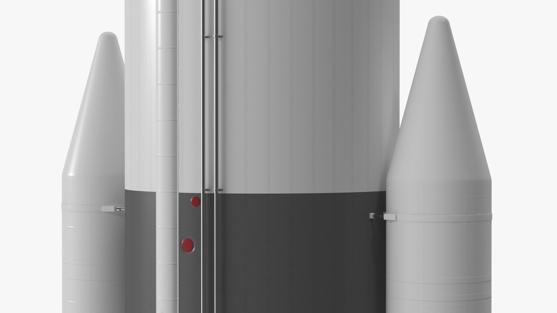 3D model Vulcan Centaur Rocket with Two Solid Boosters