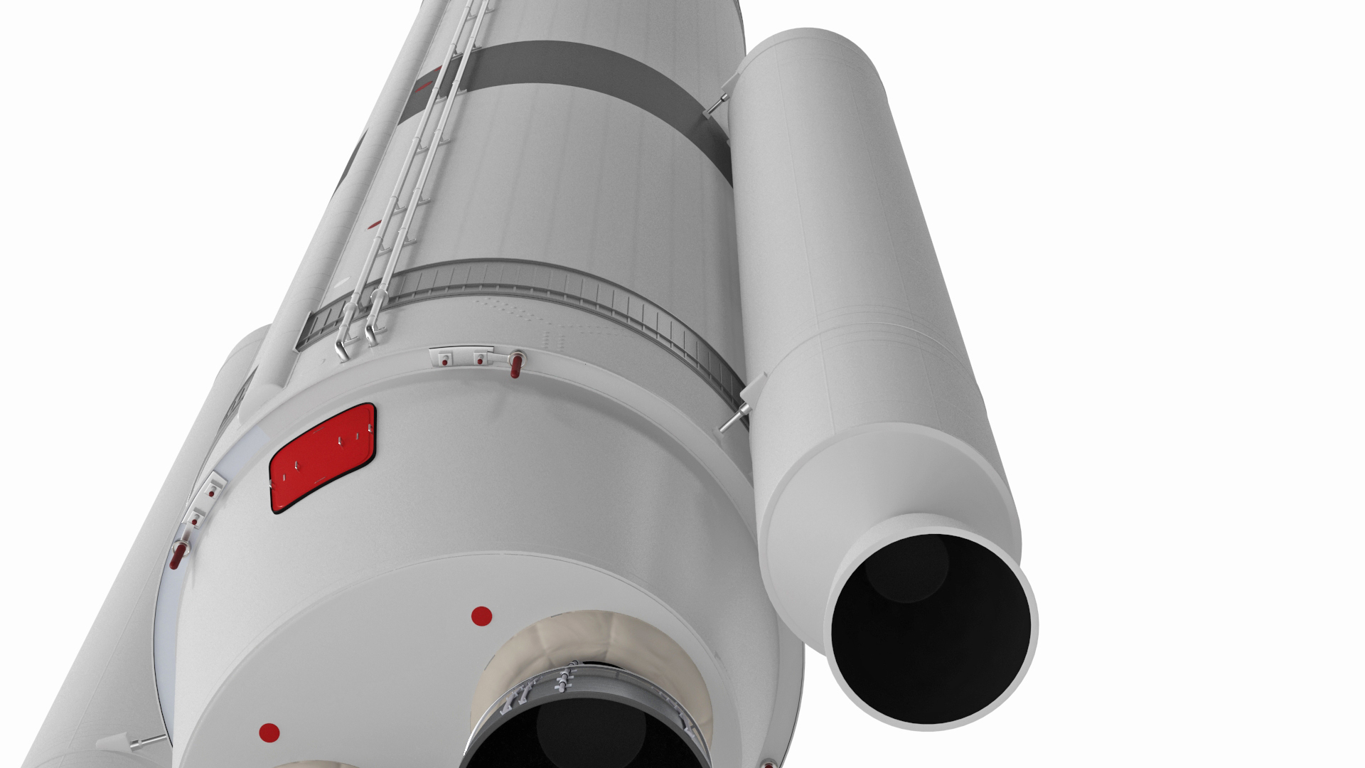 3D model Vulcan Centaur Rocket with Two Solid Boosters