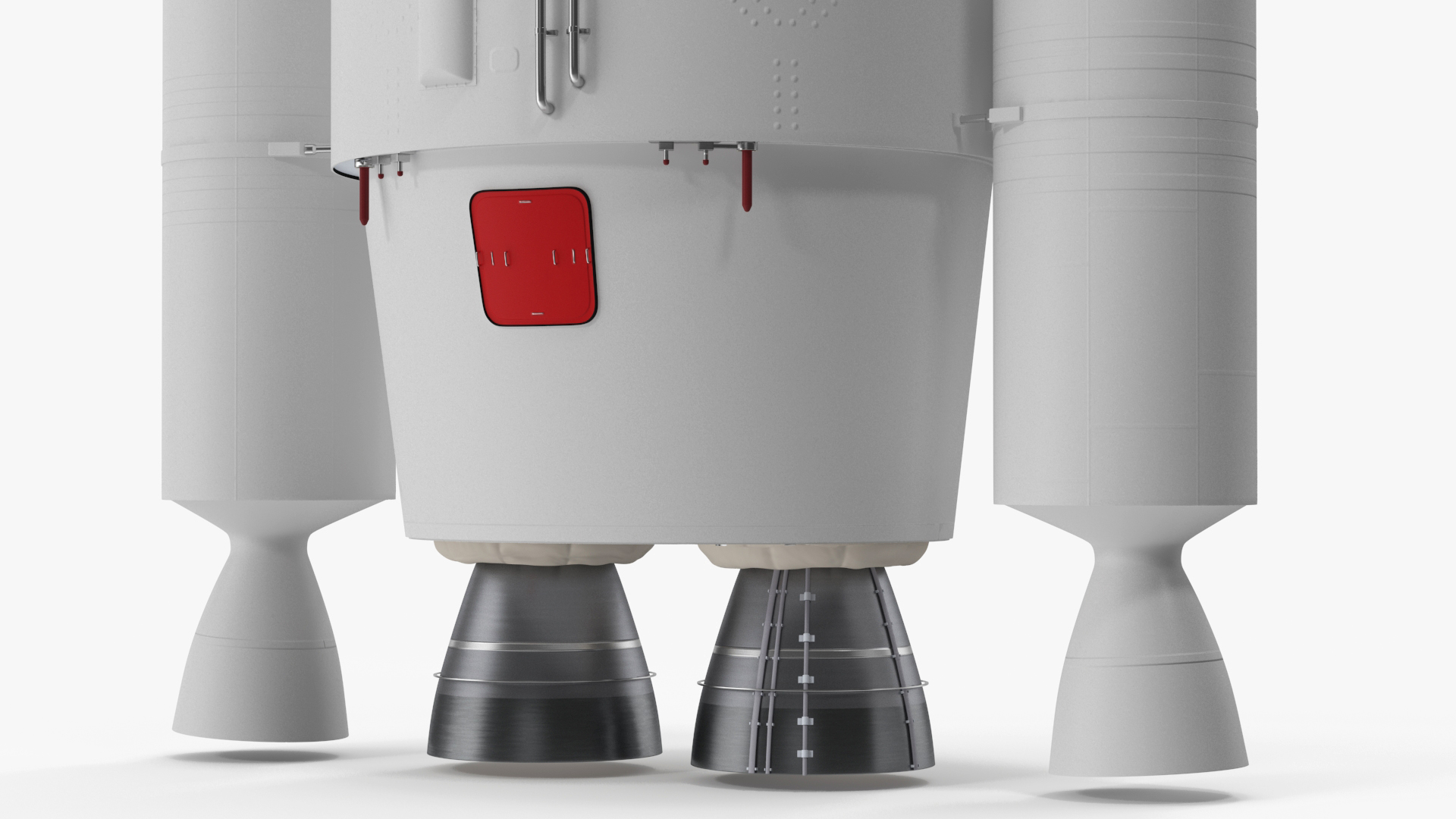 3D model Vulcan Centaur Rocket with Two Solid Boosters