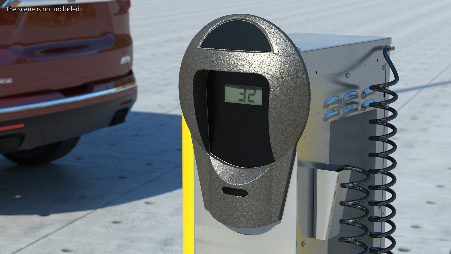 3D Self Service Tire Air Station Pillar