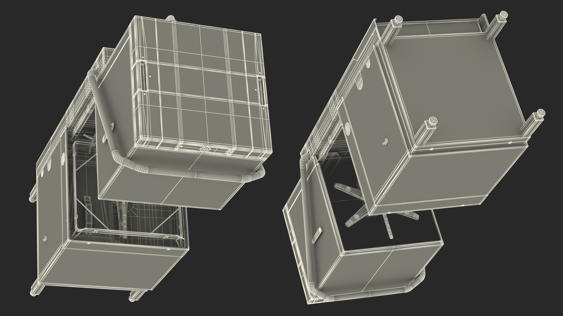 3D Commercial Dishwasher Hood Type