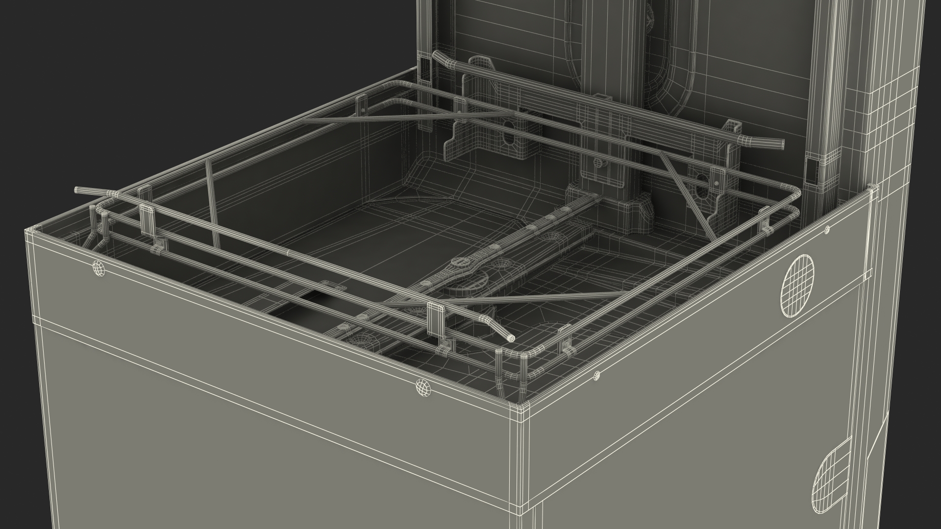 3D Commercial Dishwasher Hood Type