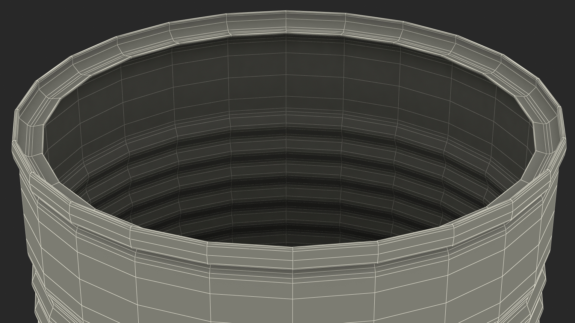 3D Empty Tin Can model