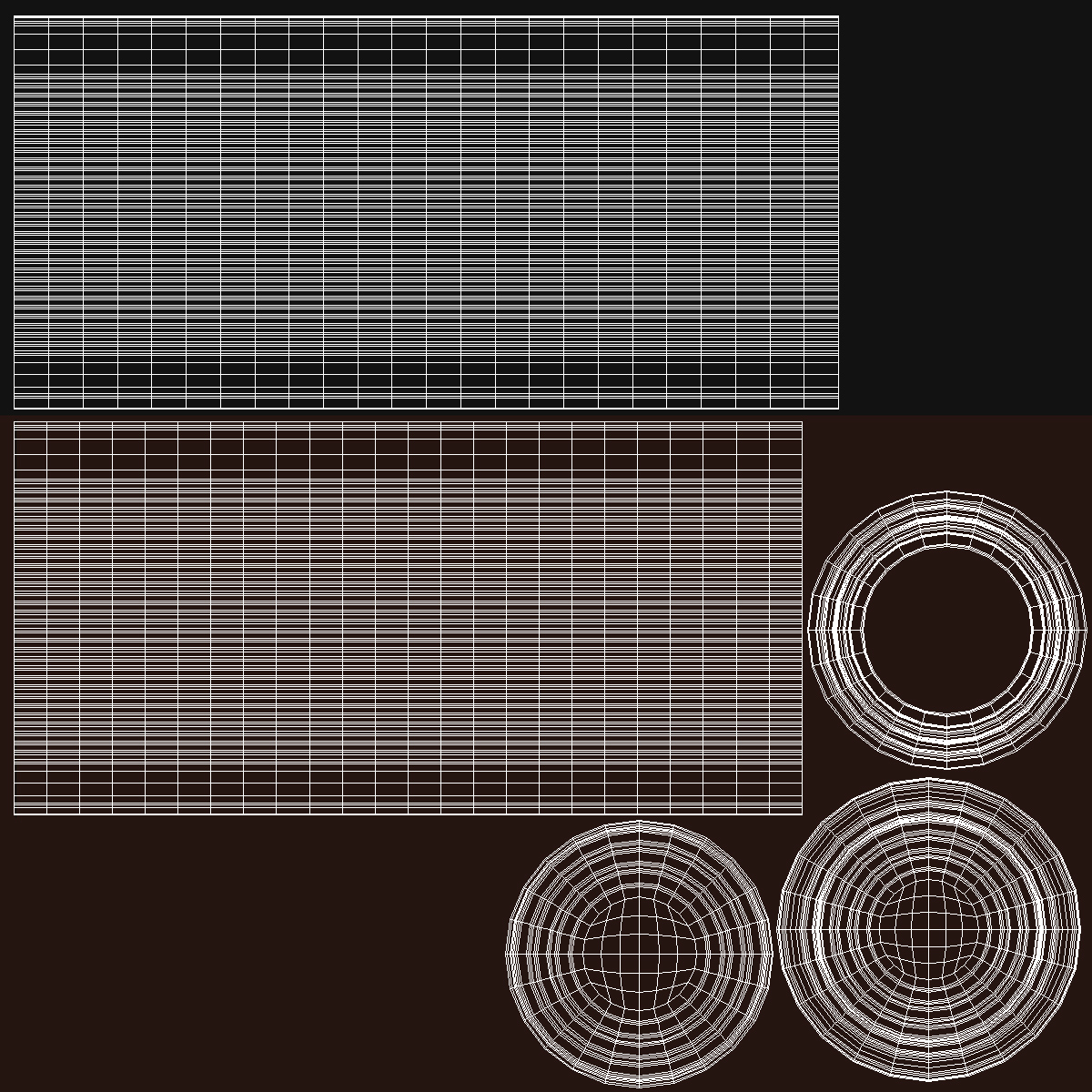 3D Empty Tin Can model