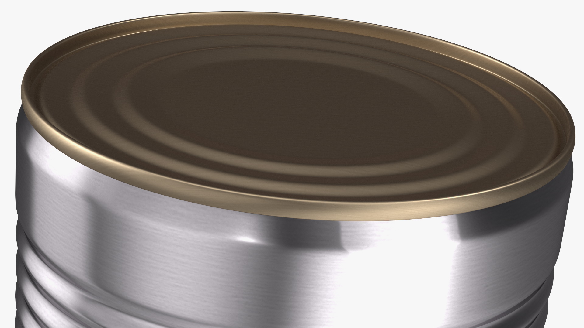 3D Empty Tin Can model