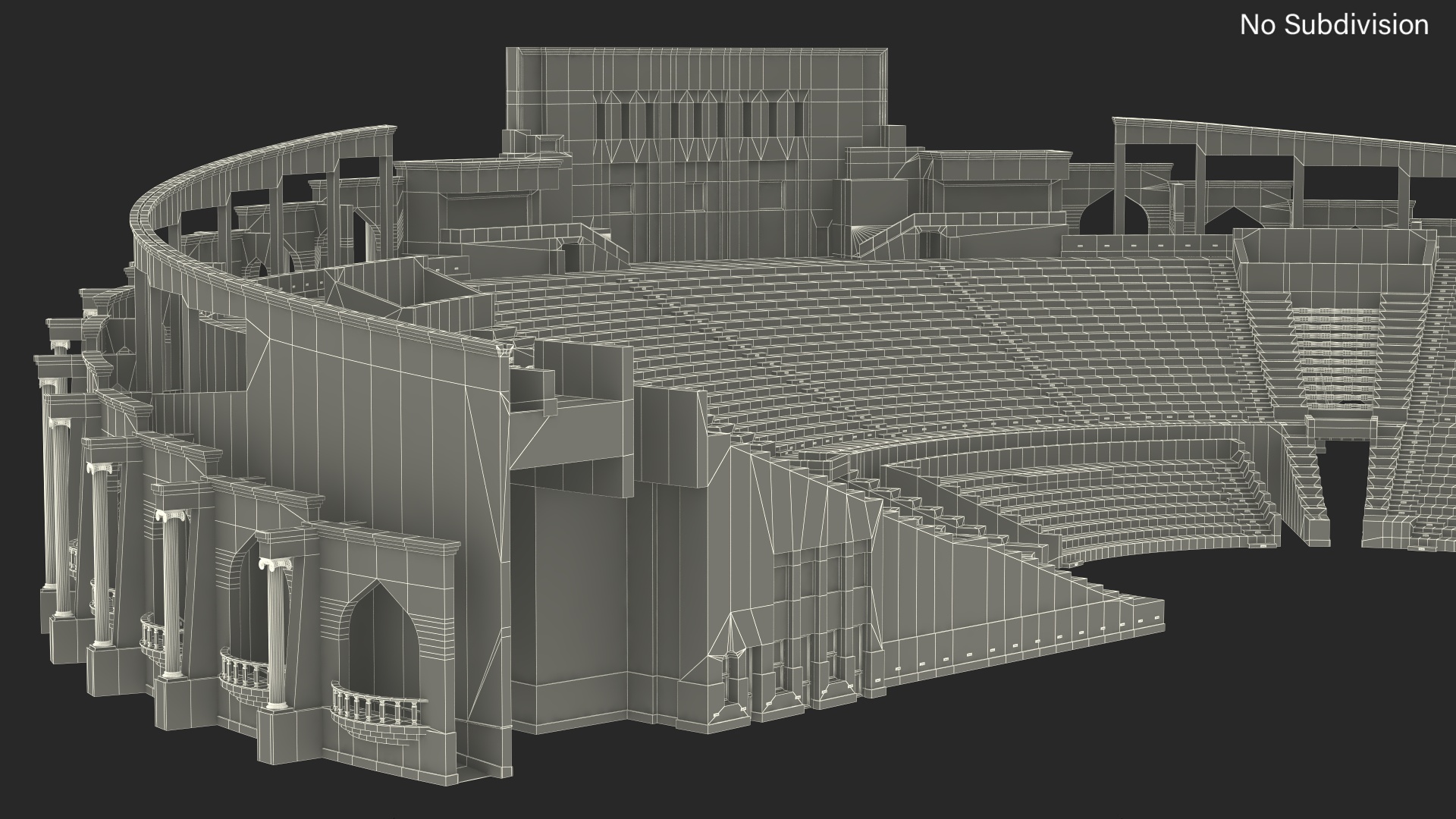 3D Classical Greek Theater model