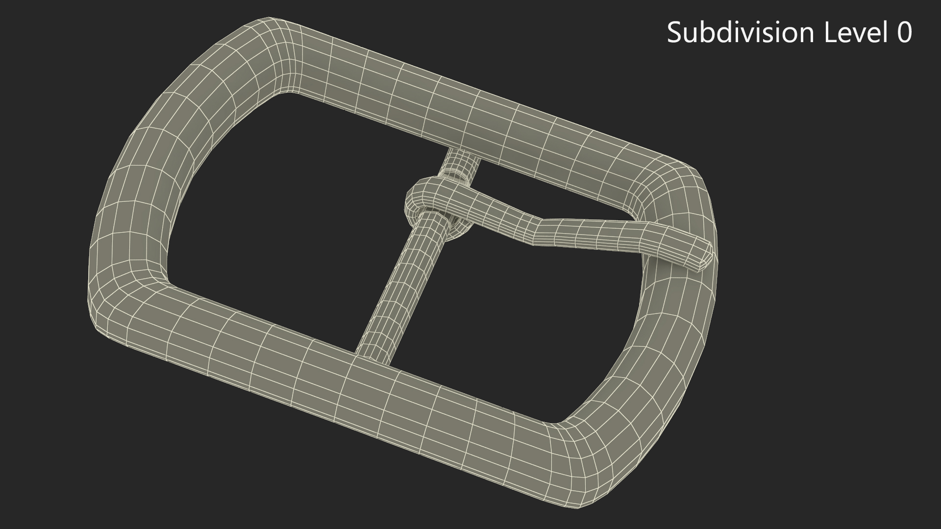 Wide Belt 3D model