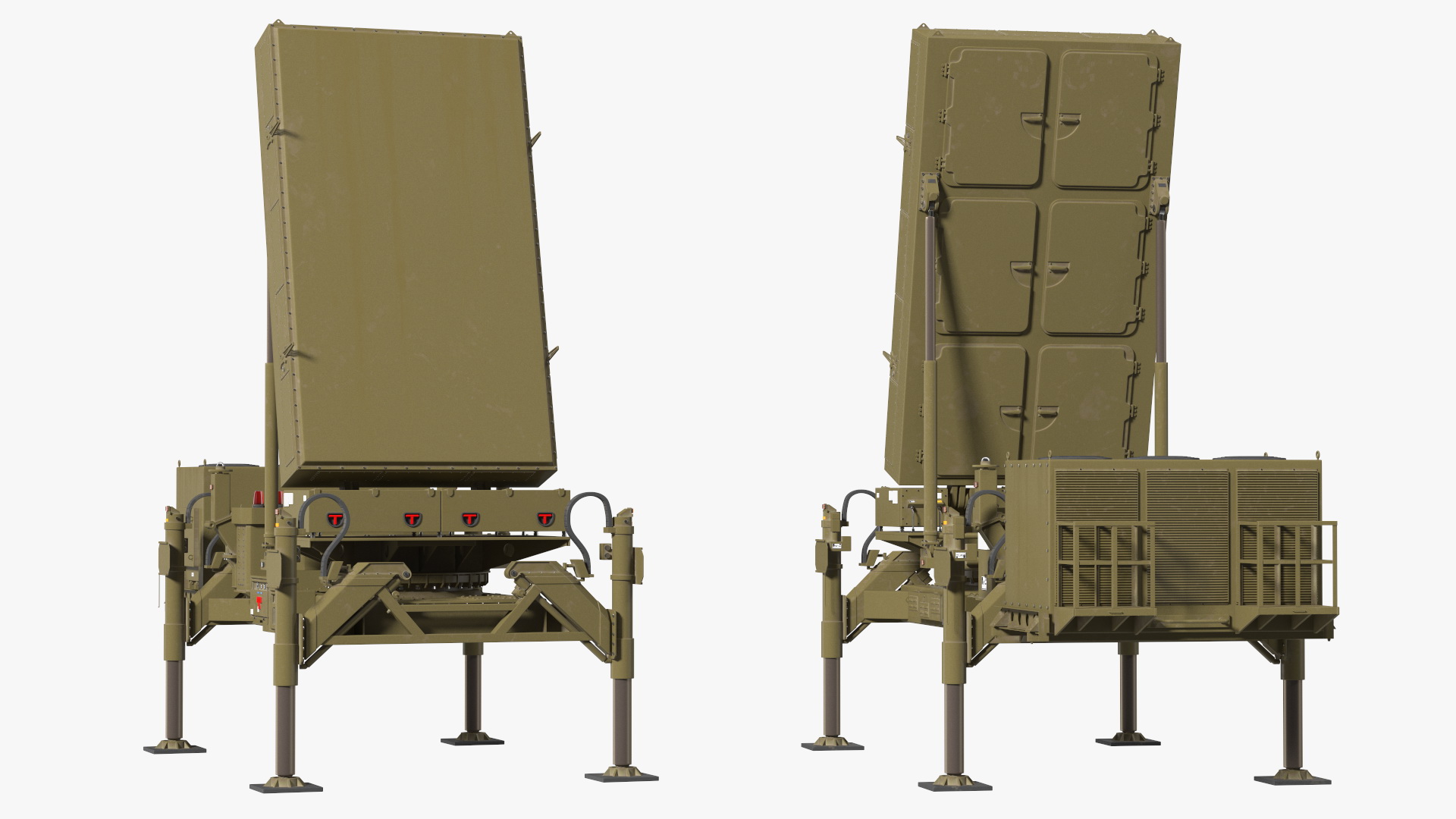 Ground Based Mobile Multi Mission Radar 3D model