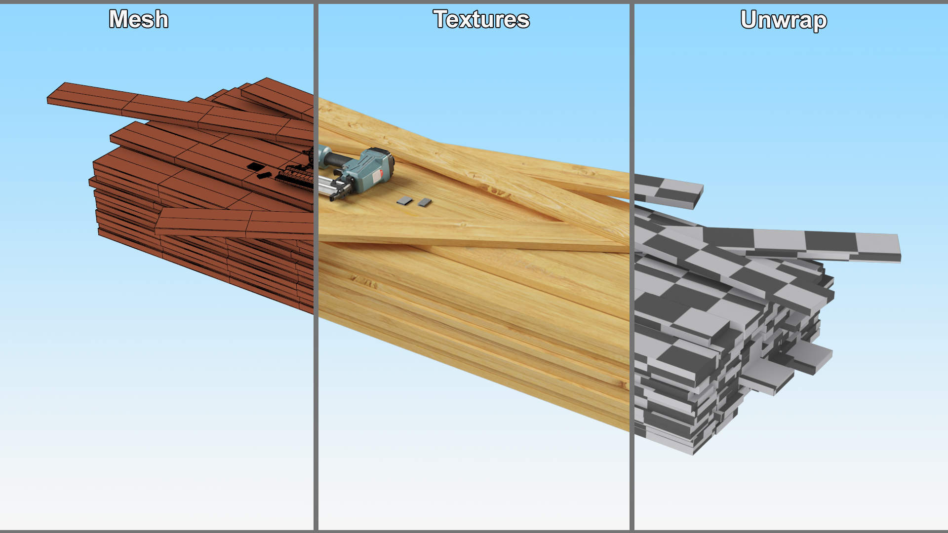 3D model Nail Gun for Lumbers